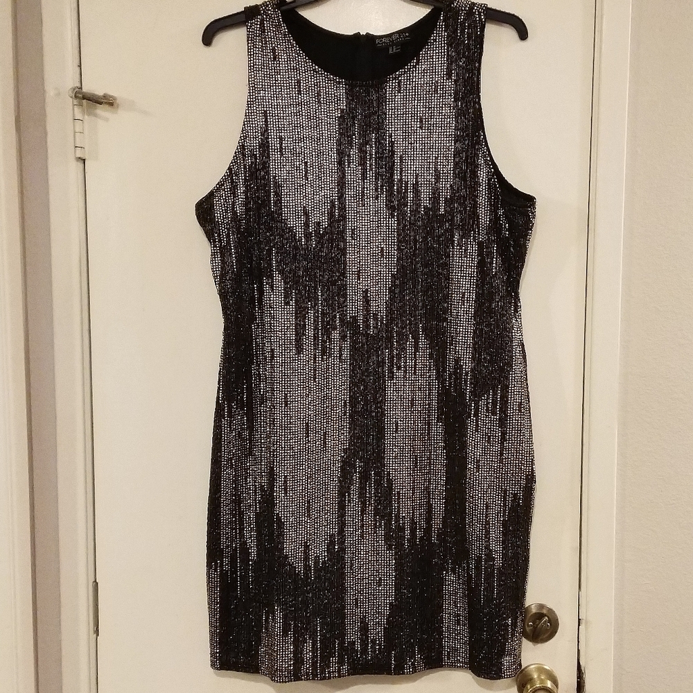 Forever 21+ - sleeveless metallic bodycon